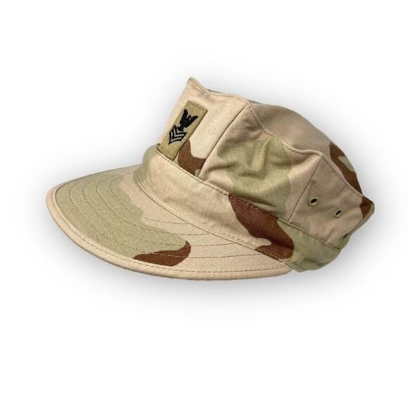 Marine USMC 8 Point Ripstop Desert Camo Utility Cover Hat Cap Size Small - Picture 1 of 8